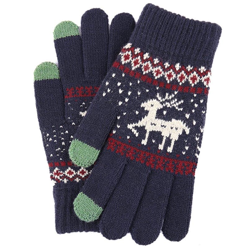 Techsuit Touchscreen γάντια - Raindeer Woolen (ST0002) - Μπλε 3