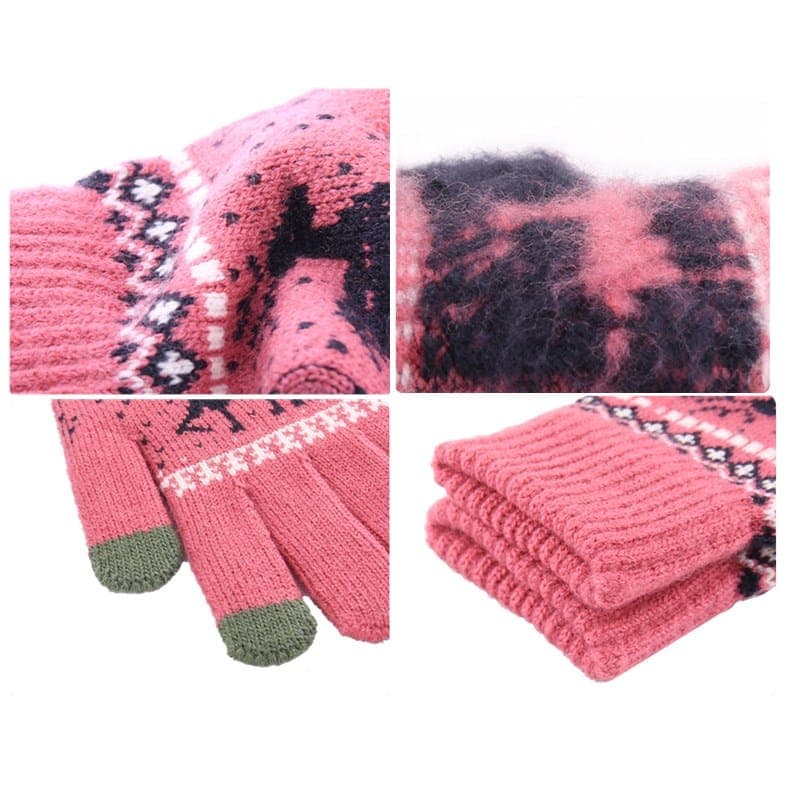 Techsuit Touchscreen γάντια - Raindeer Woolen (ST0002) - χακί 4