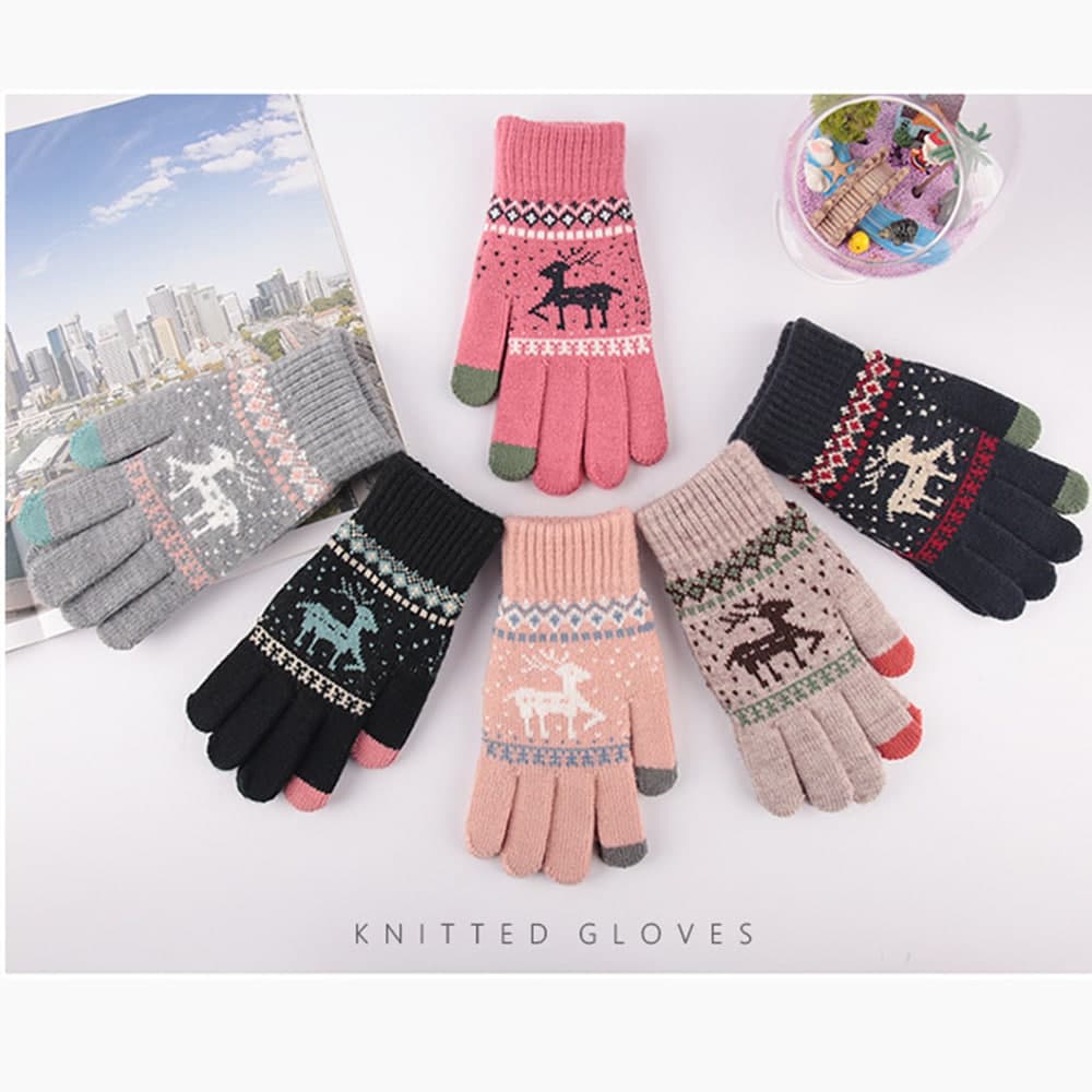Techsuit Touchscreen γάντια - Raindeer Woolen (ST0002) - χακί 5