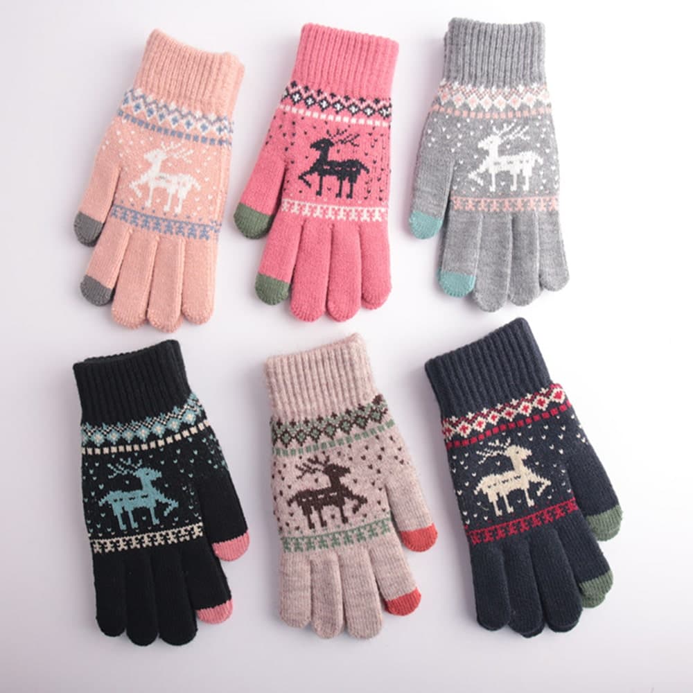 Techsuit Touchscreen γάντια - Raindeer Woolen (ST0002) - χακί 6