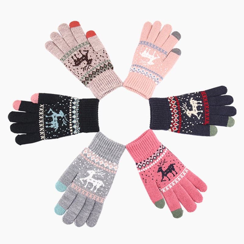 Techsuit Touchscreen γάντια - Raindeer Woolen (ST0002) - χακί 7