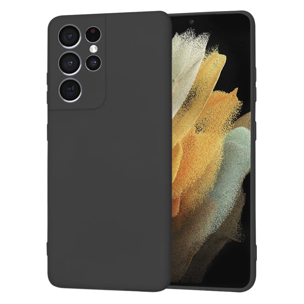 Techsuit SoftFlex - θήκη για Samsung Galaxy S21 Ultra 5G - Μαύρο