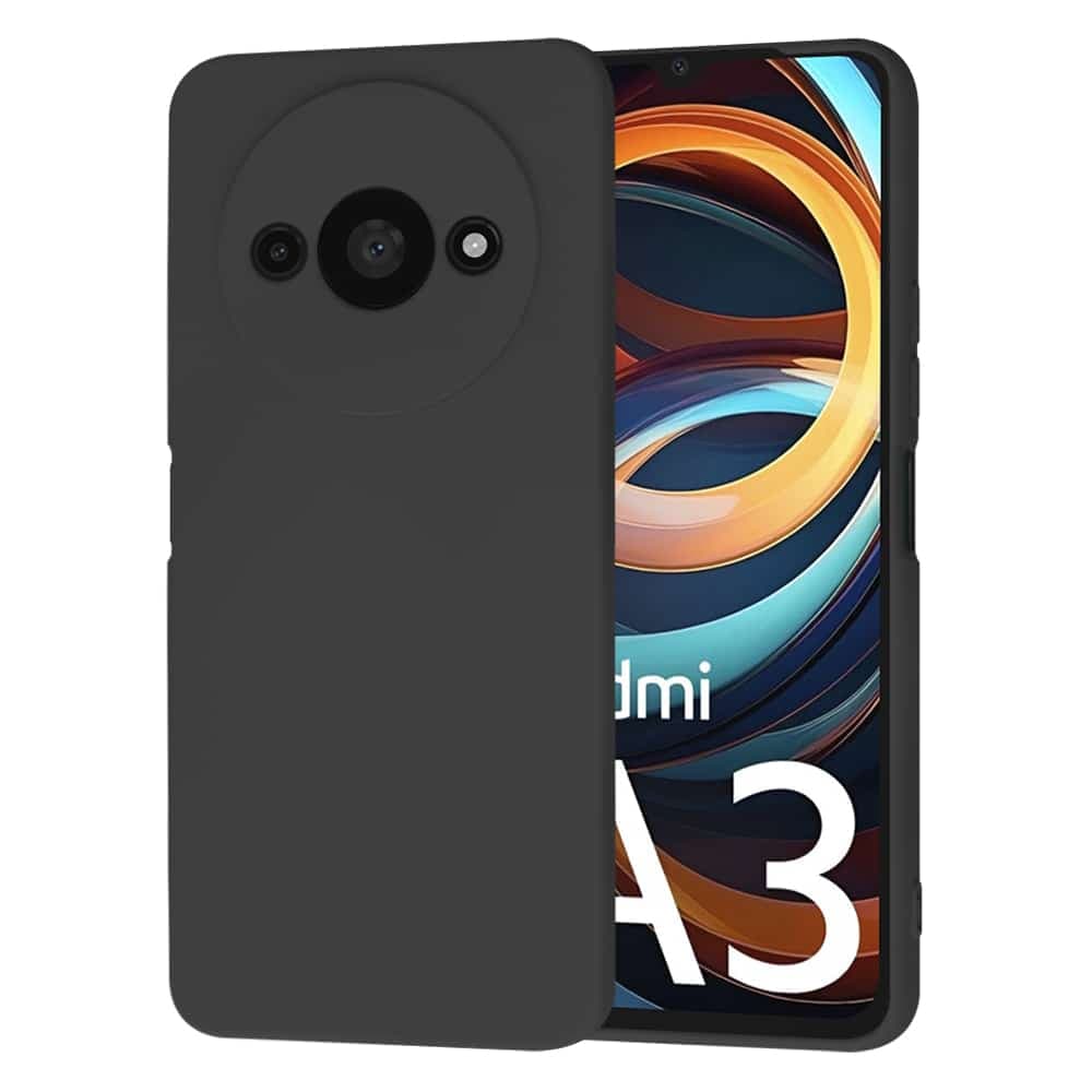 Techsuit SoftFlex - θήκη για Xiaomi Redmi A3 / A3x - Μαύρο