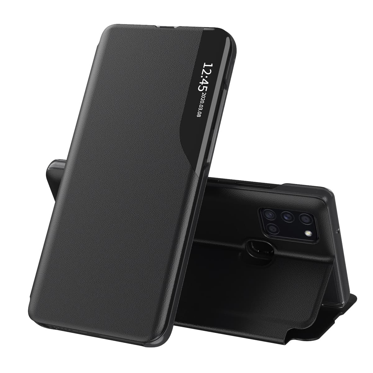 Techsuit eFold - θήκη για Samsung Galaxy A21s - Μαύρο
