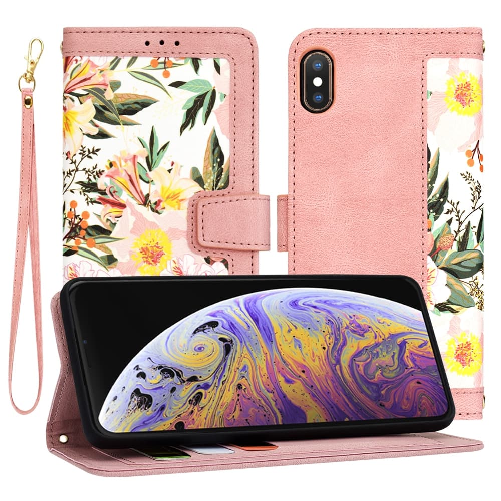 Techsuit FlipCraft - θήκη για Apple iPhone XS Max - Ροζ
