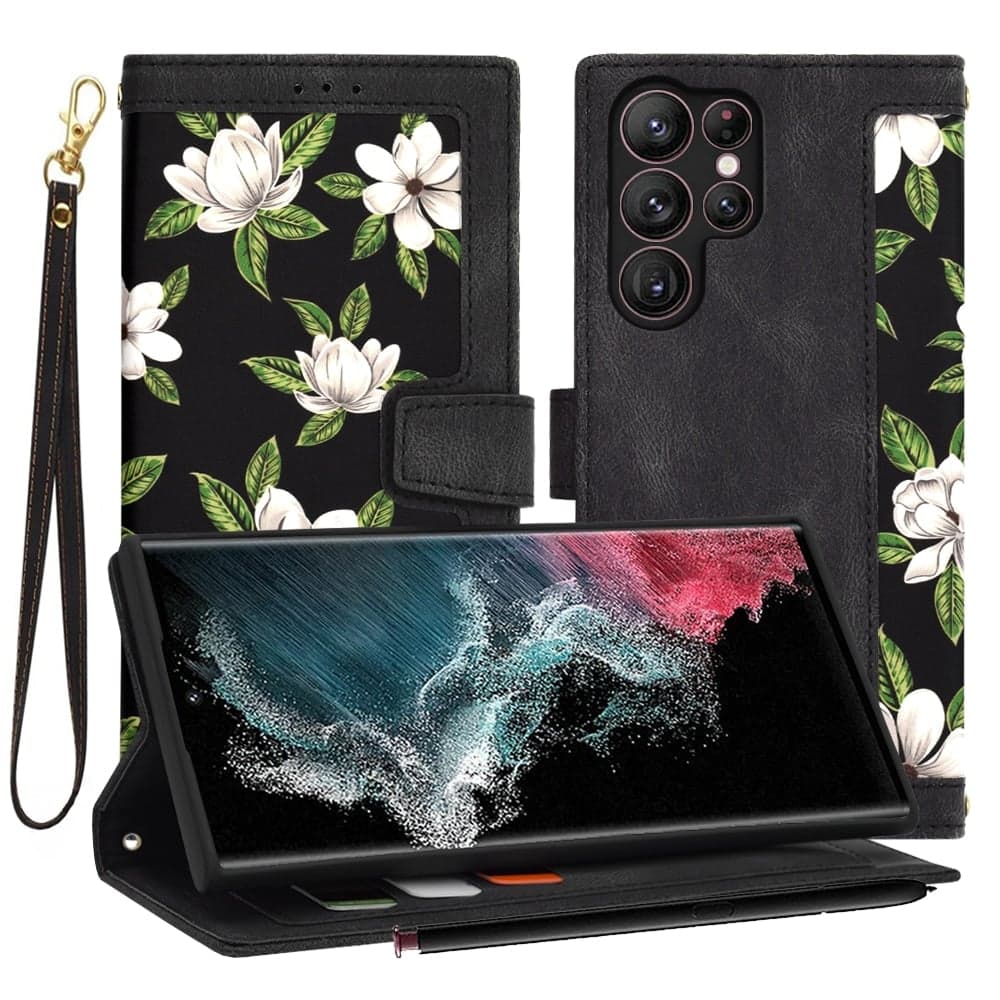 Techsuit FlipCraft - θήκη για Samsung Galaxy S22 Ultra 5G - Πολύχρωμο
