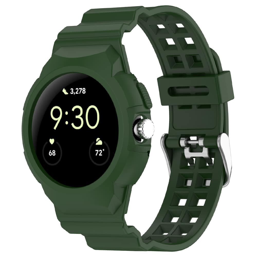 Techsuit Watchband (W065) - θήκη για Google Pixel Watch / 2 3 - Πράσινο
