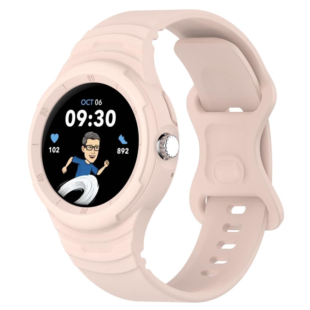 Techsuit Watchband (W066) - θήκη για Google Pixel Watch / 2 3 - Ροζ
