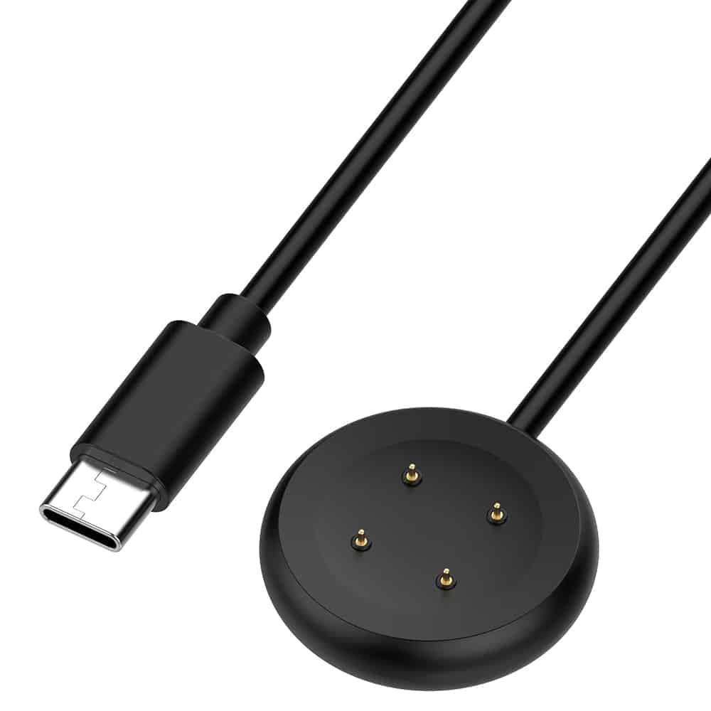 Techsuit - SmartWatch Wireless Charging Καλώδιο (THC5) - for Google Pixel Watch 3 (41mm, 45mm) / 2 / Fitbit Ace LTE, Type-C - Black 2