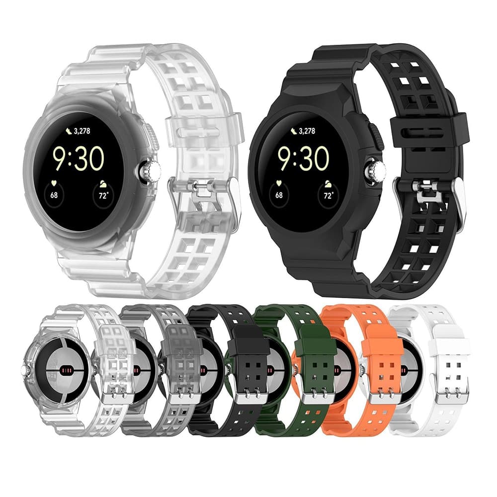 Techsuit Watchband (W065) - θήκη για Google Pixel Watch / 2 3 - Πράσινο 6