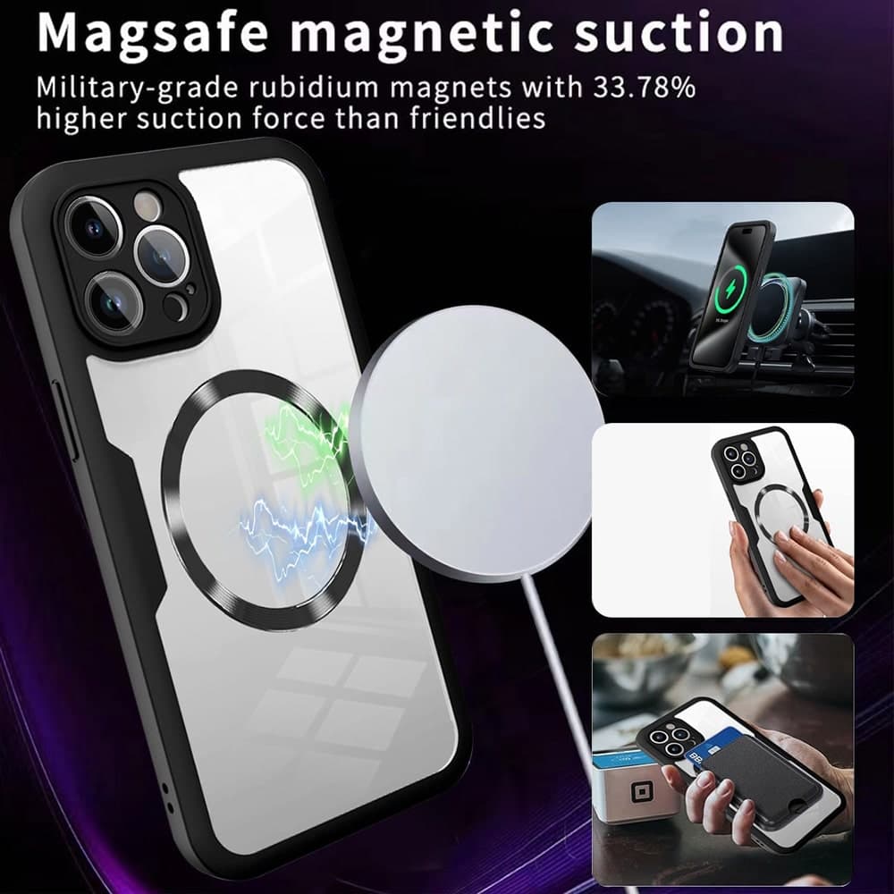 Techsuit ColorVerse 360 MagSafe Series - θήκη για Samsung Galaxy S21 FE 5G - Μαύρο 4