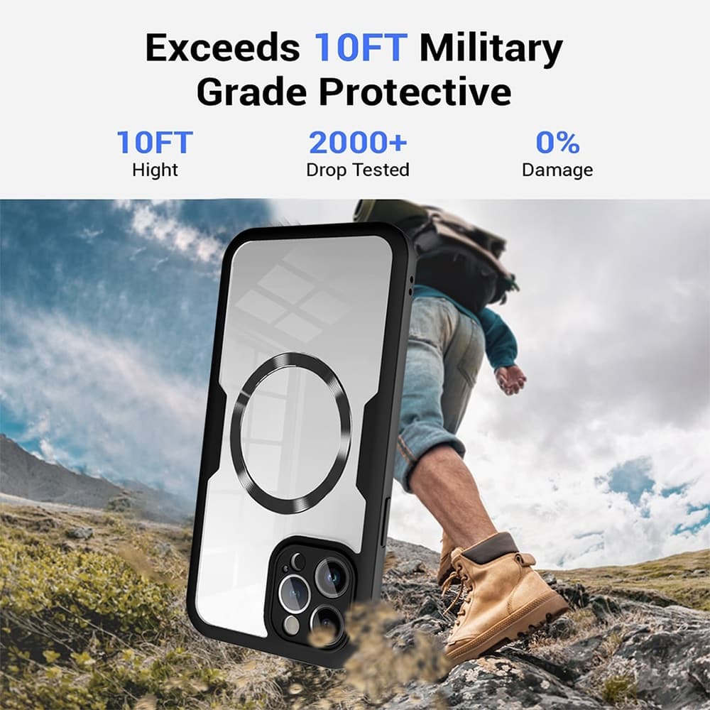 Techsuit ColorVerse 360 MagSafe Series - θήκη για Samsung Galaxy S21 FE 5G - Μαύρο 5