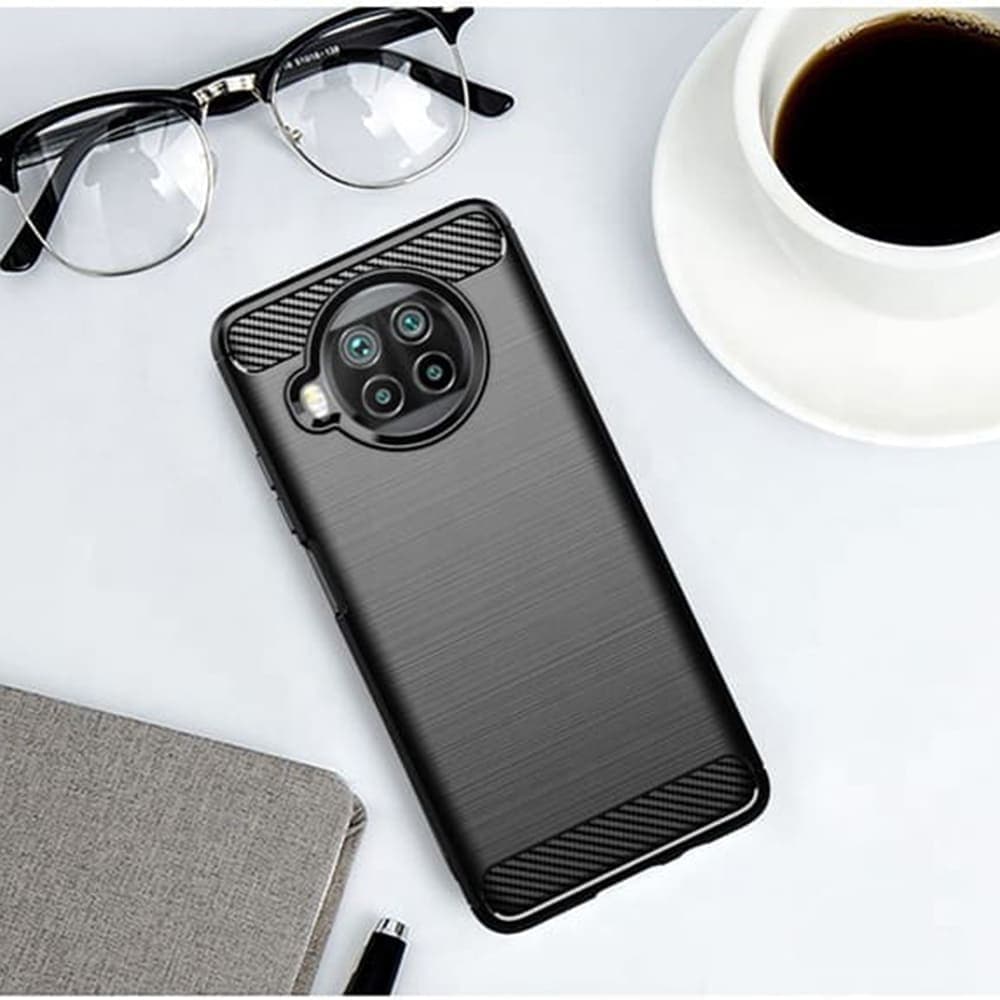 Techsuit Carbon Silicone - θήκη για Xiaomi Mi 10T Lite 5G - Μαύρο 2