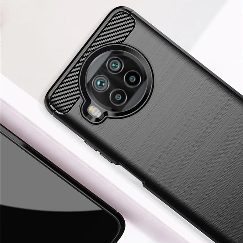 Techsuit Carbon Silicone - θήκη για Xiaomi Mi 10T Lite 5G - Μαύρο 6