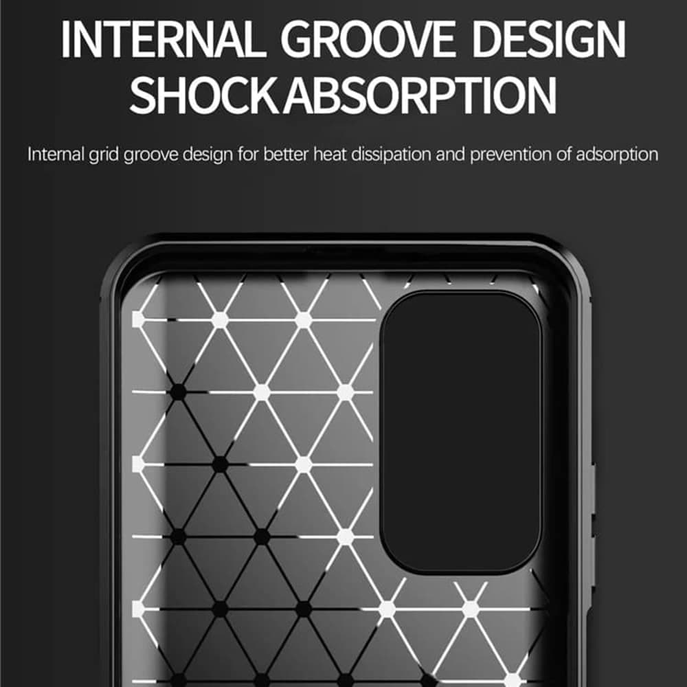 Techsuit Carbon Silicone - θήκη για Xiaomi Mi 10T 5G - Μαύρο 3