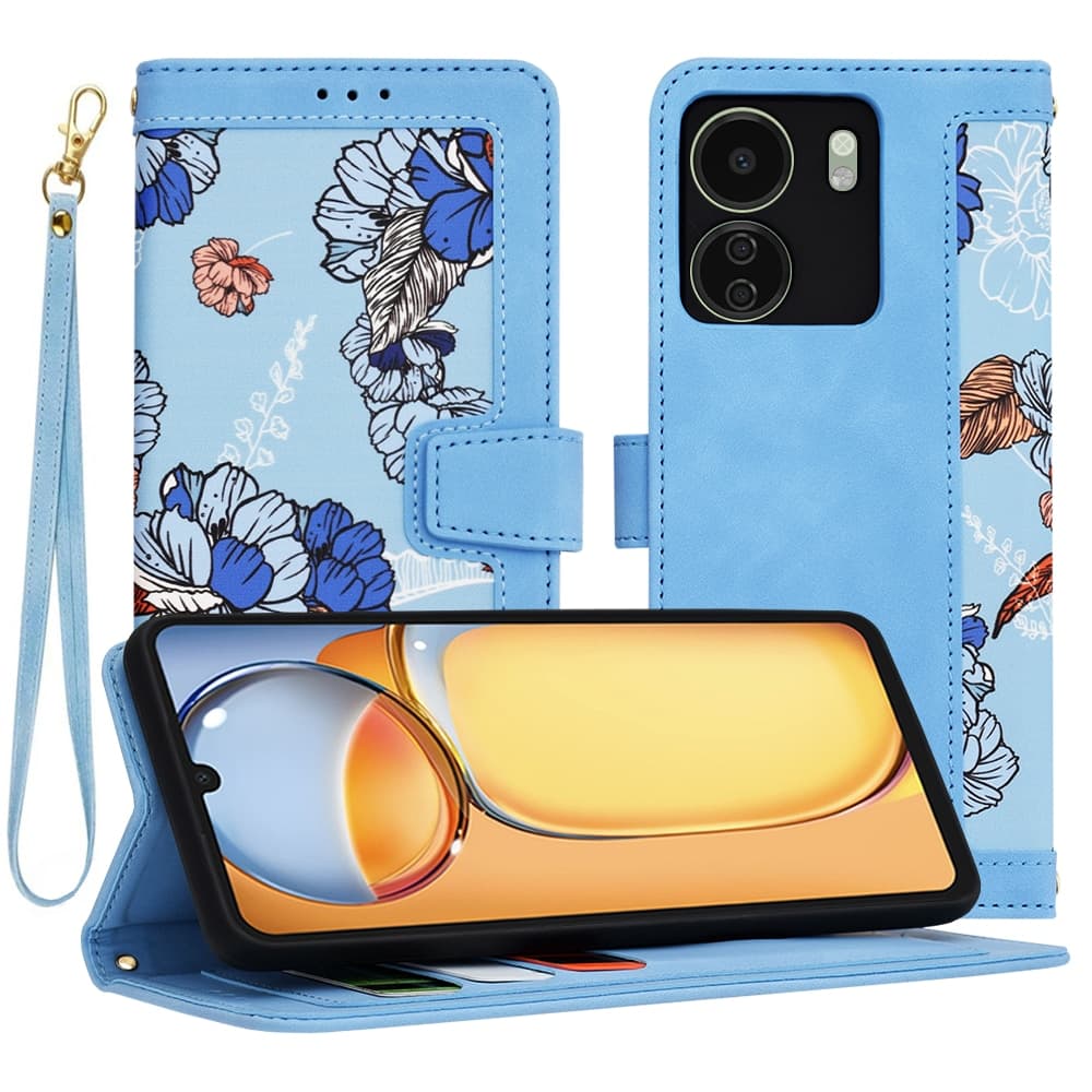 Techsuit FlipCraft - θήκη για Xiaomi Redmi 13C - Μπλε