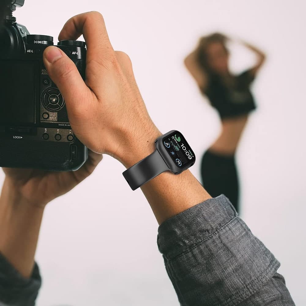 Techsuit - Defense360 Pro - Apple Watch 4 / 5 / 6 / SE (44mm) - Black 7