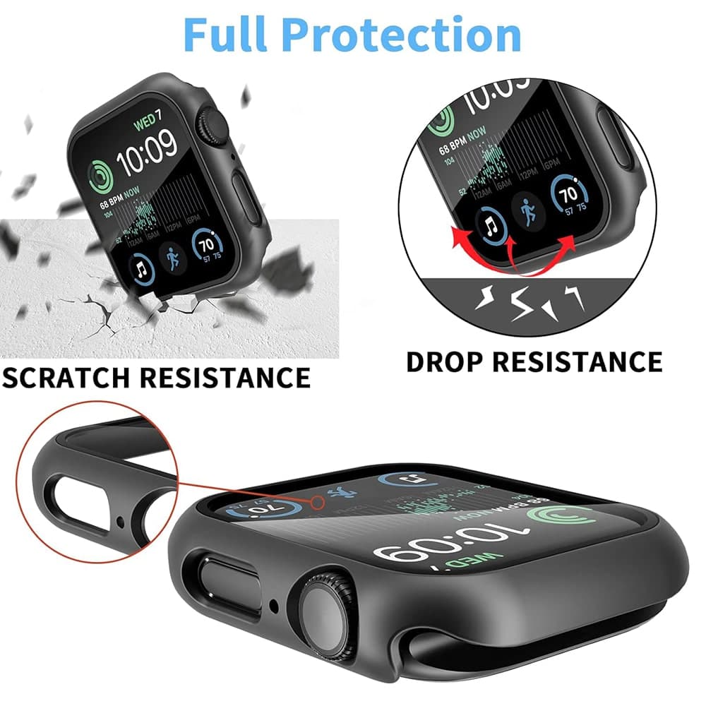 Techsuit - Defense360 Pro - Apple Watch 4 / 5 / 6 / SE (44mm) - Black 2