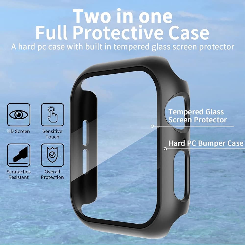 Techsuit - Defense360 Pro - Apple Watch 4 / 5 / 6 / SE (44mm) - Black 5