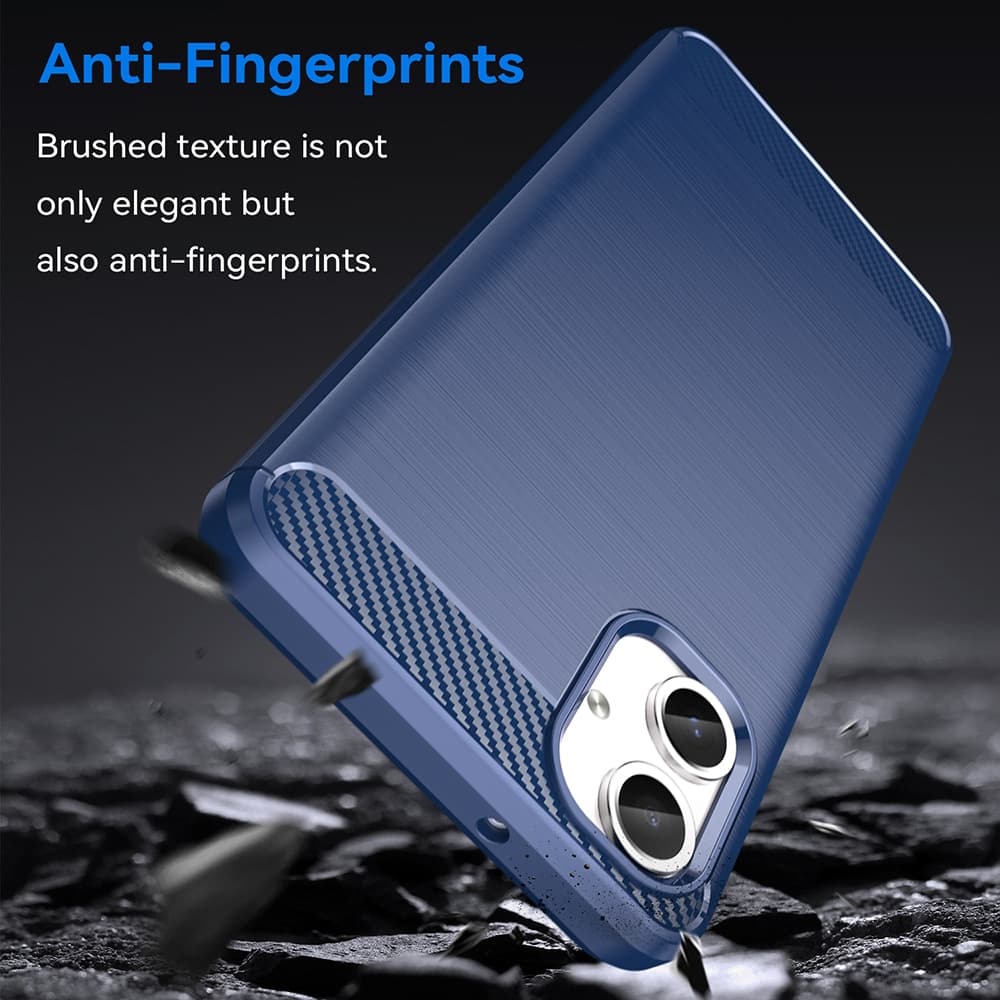 Techsuit Carbon Silicone - θήκη για Samsung Galaxy A06 - Μπλε 5