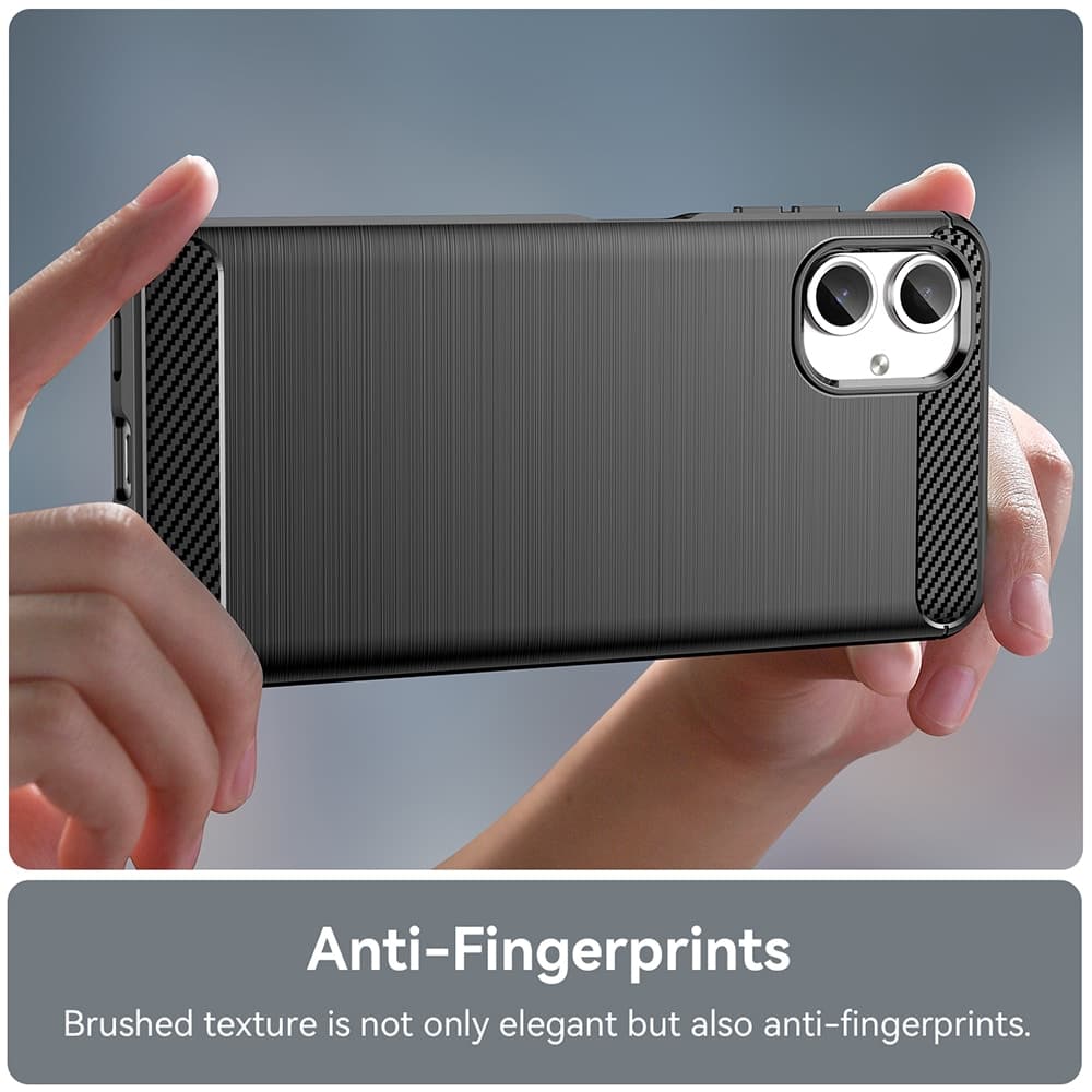 Techsuit Carbon Silicone - θήκη για Samsung Galaxy A06 - Μαύρο 4