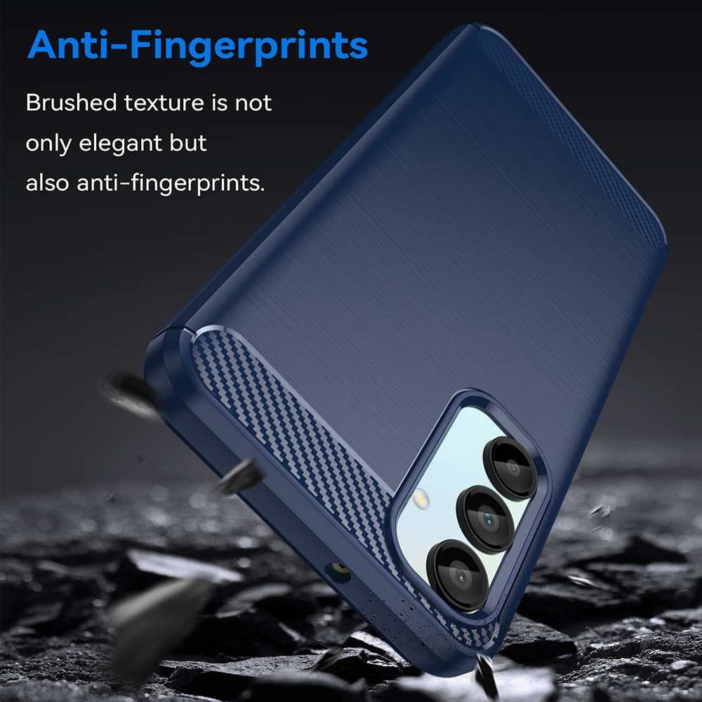 Techsuit Carbon Silicone - θήκη για Samsung Galaxy A16 - Μπλε 3