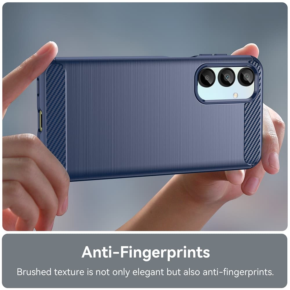 Techsuit Carbon Silicone - θήκη για Samsung Galaxy A16 - Μπλε 4