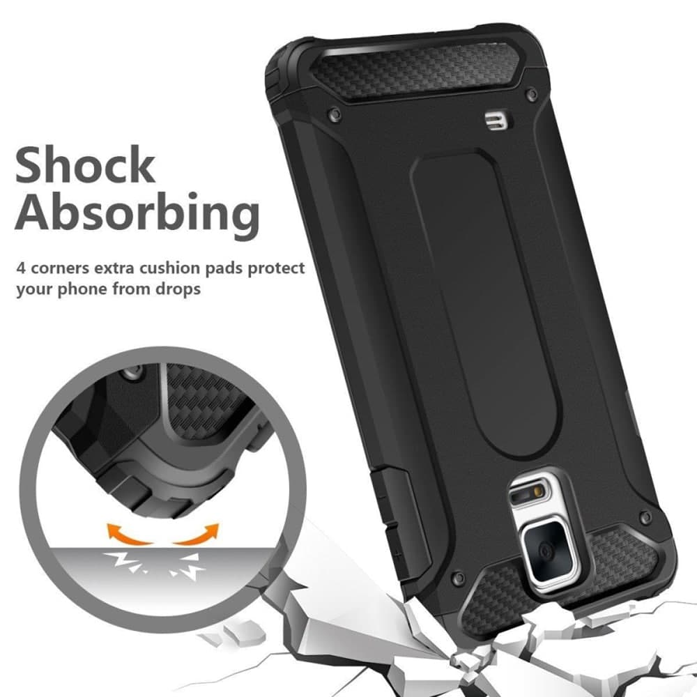 Techsuit Hybrid Armor - θήκη για Samsung Galaxy S5 - Μαύρο 3