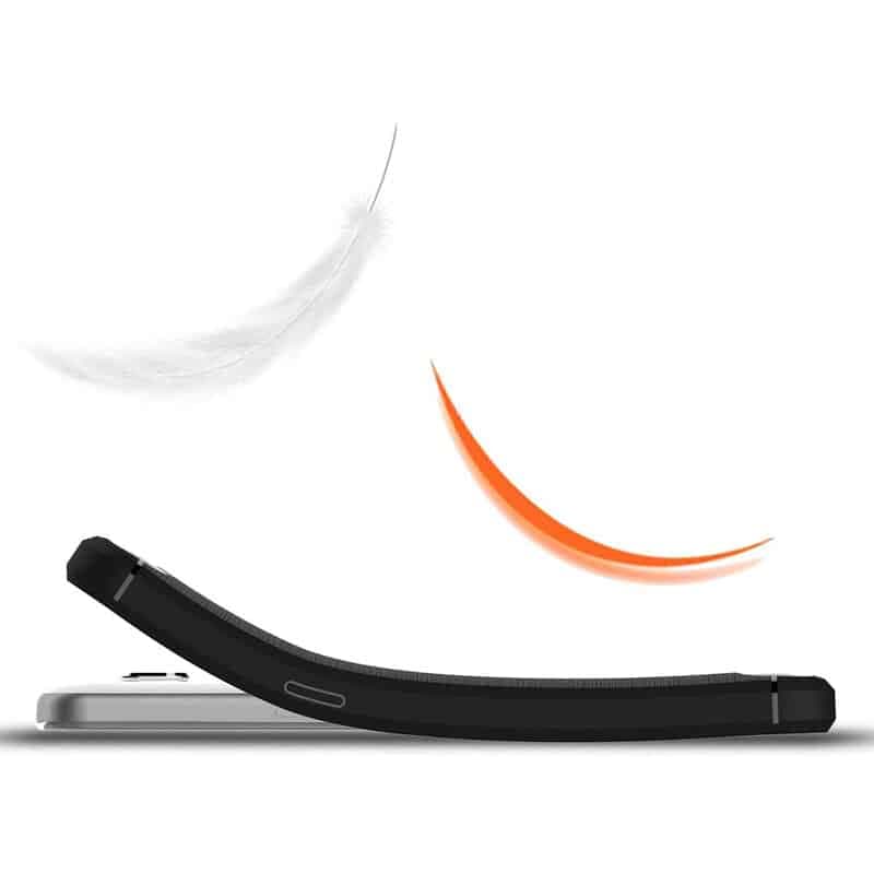 Techsuit Carbon Silicone - θήκη για Apple iPhone 6 Plus / 6s - Μαύρο 2
