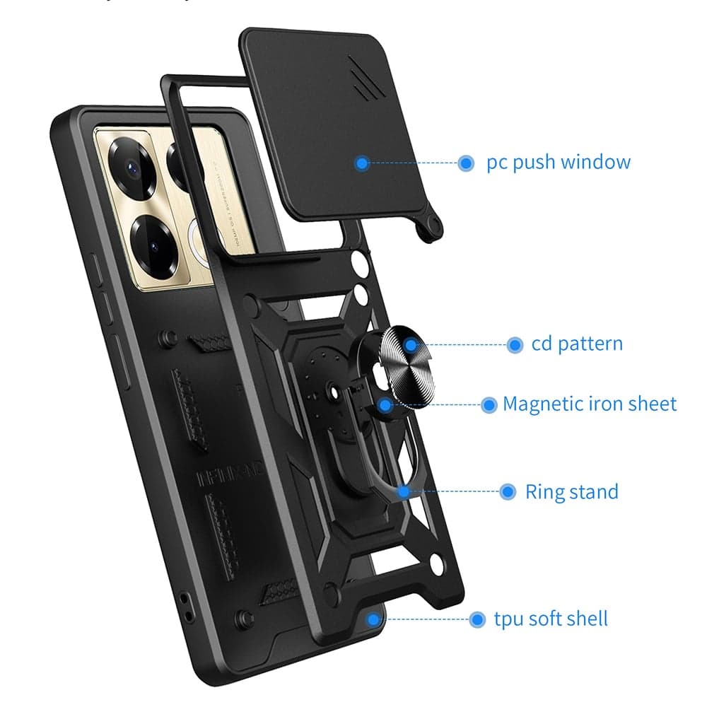 Techsuit CamShield Series - θήκη για Infinix Note 40 Pro+ - Πράσινο 3