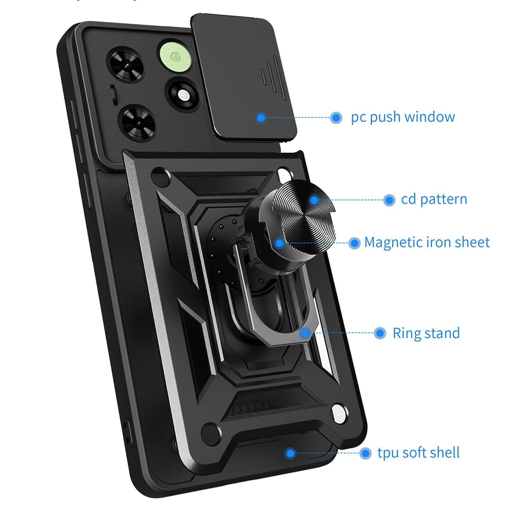 Techsuit CamShield Series - θήκη για Tecno Spark Go 2024 / 20 20C - Μαύρο 3