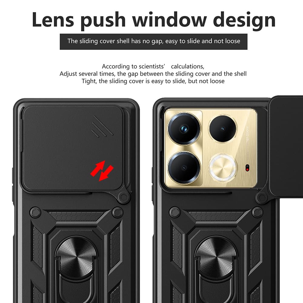Techsuit CamShield Series - θήκη για Infinix Note 40 - Μαύρο 2