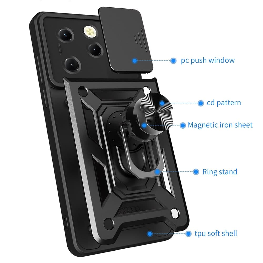 Techsuit CamShield Series - θήκη για Infinix Hot 40 / Pro - Πράσινο 3