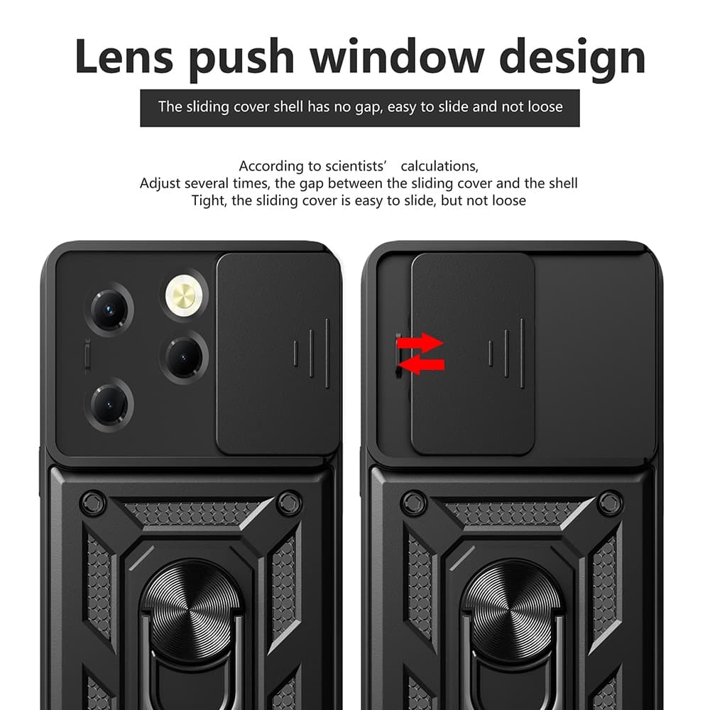 Techsuit CamShield Series - θήκη για Infinix Hot 40 / Pro - Ροζ 2