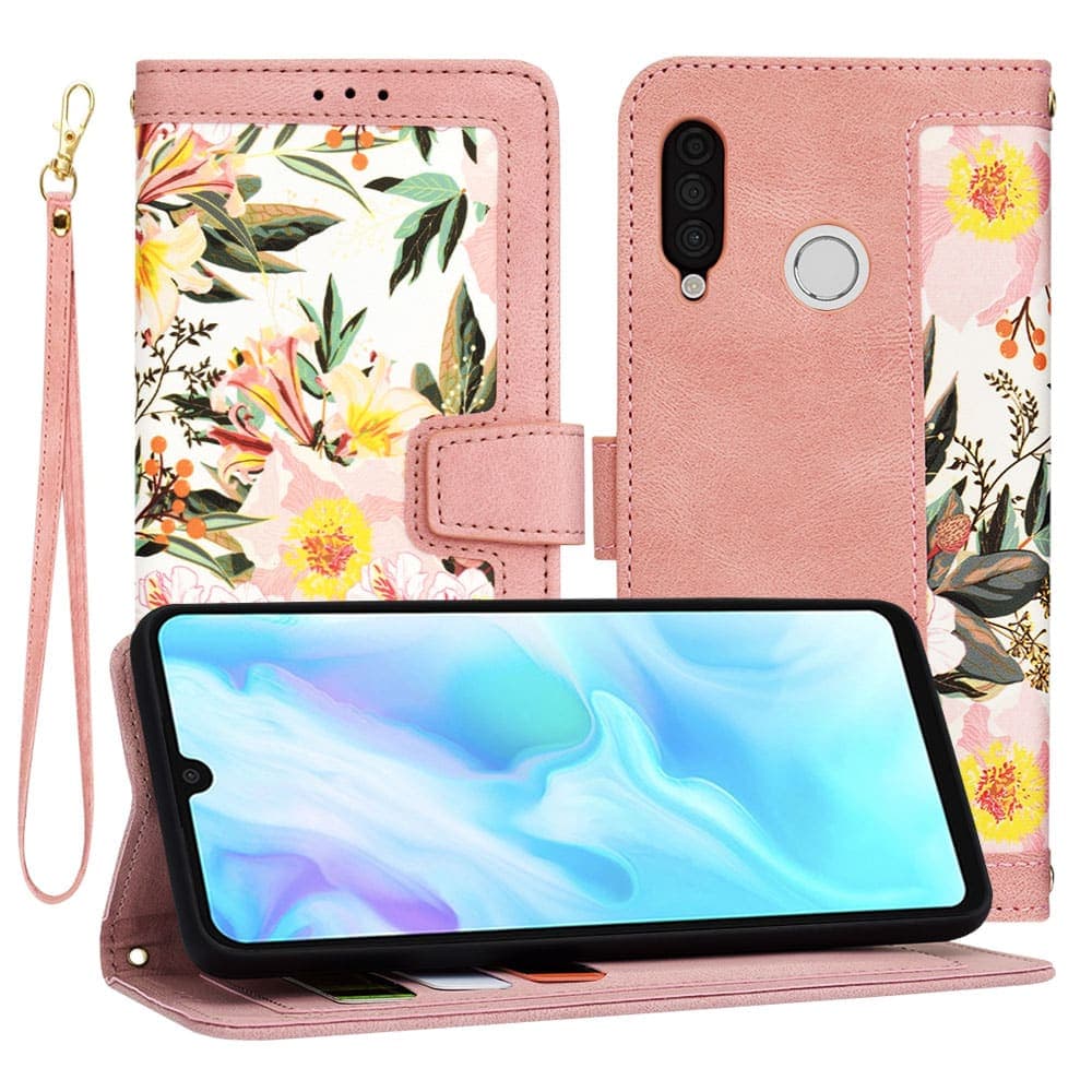 Techsuit FlipCraft - θήκη για Huawei P30 Lite / New Edition - Ροζ