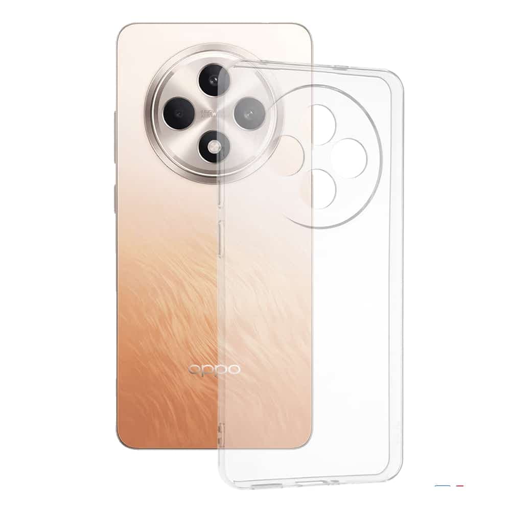 Techsuit Clear Silicone - θήκη για Oppo Reno12 F 4G - Διάφανο