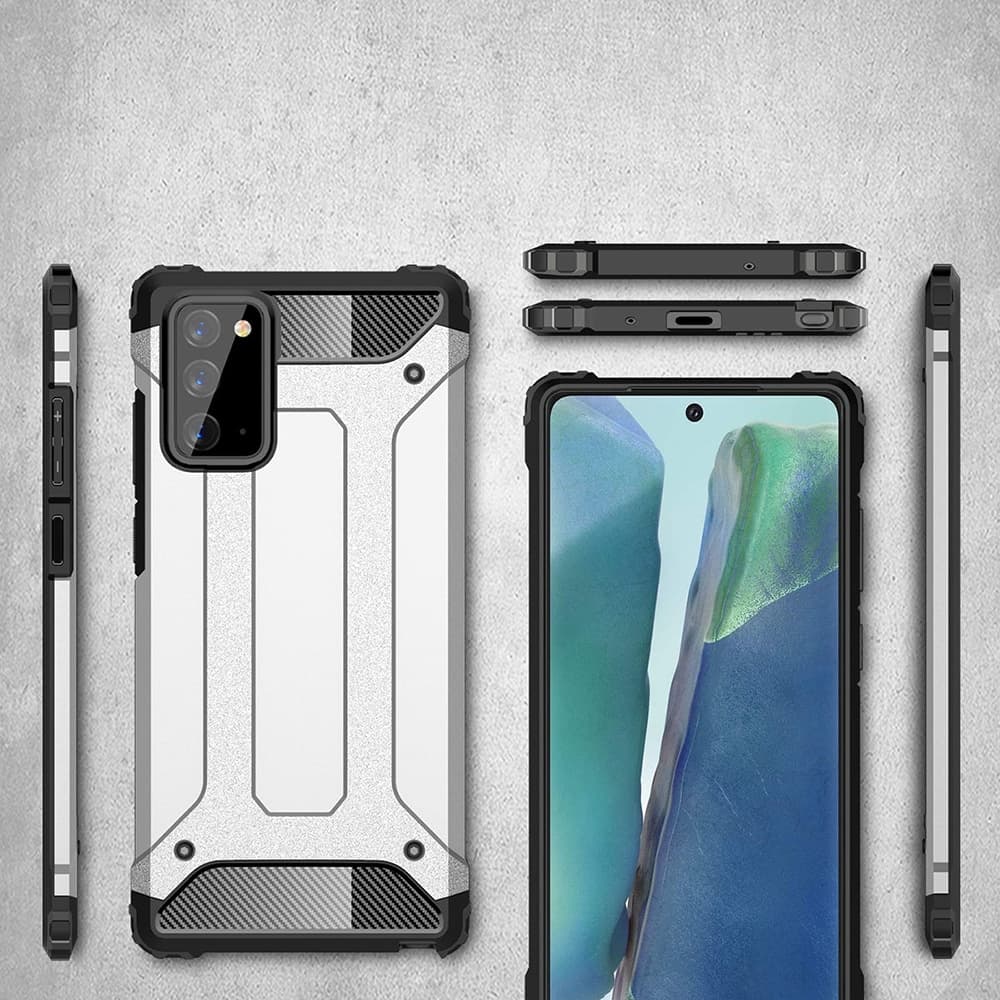 Techsuit Hybrid Armor - θήκη για Samsung Galaxy Note20 / 5G - Μαύρο 5