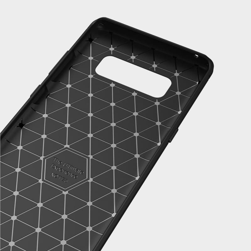 Techsuit Carbon Silicone - θήκη για Samsung Galaxy Note8 - Μαύρο 4