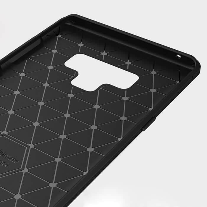 Techsuit Carbon Silicone - θήκη για Samsung Galaxy Note9 - Μαύρο 2
