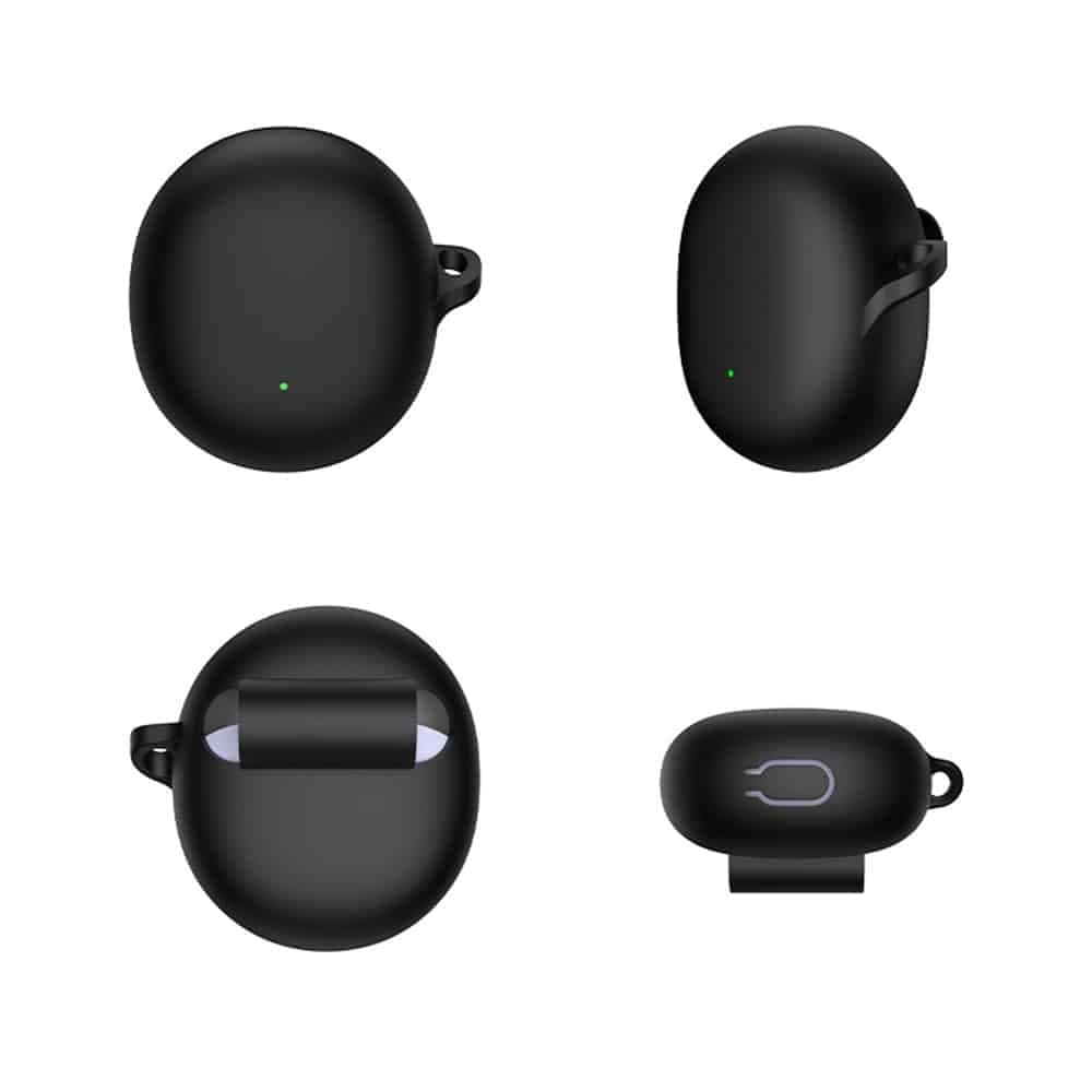 Techsuit - Θήκη Σιλικόνης - για Oppo Enco Air3, Λείο Υπερλεπτό Υλικό - Μαύρο 3