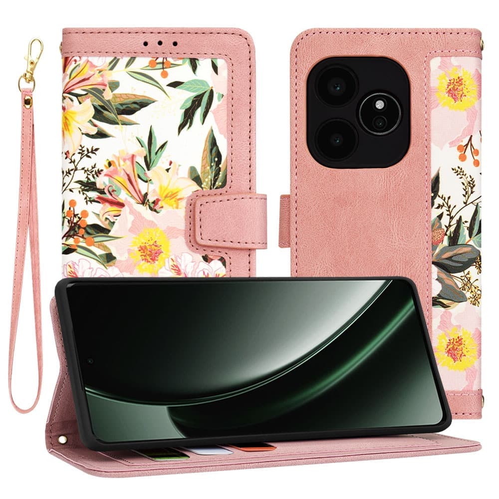Techsuit FlipCraft - θήκη για Realme GT 6 / 6T - Ροζ