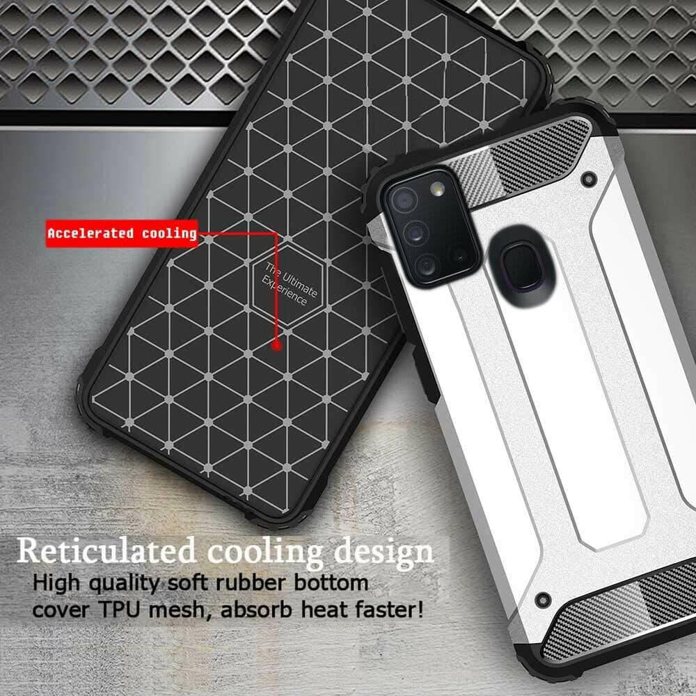 Techsuit Hybrid Armor - θήκη για Samsung Galaxy A21s - Μαύρο 6
