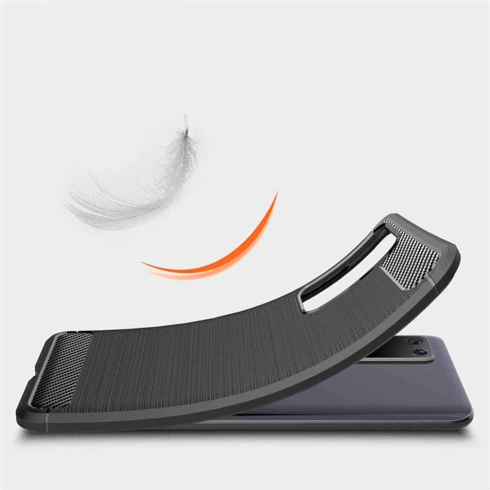Techsuit Carbon Silicone - θήκη για Huawei P40 Pro - Μαύρο 3
