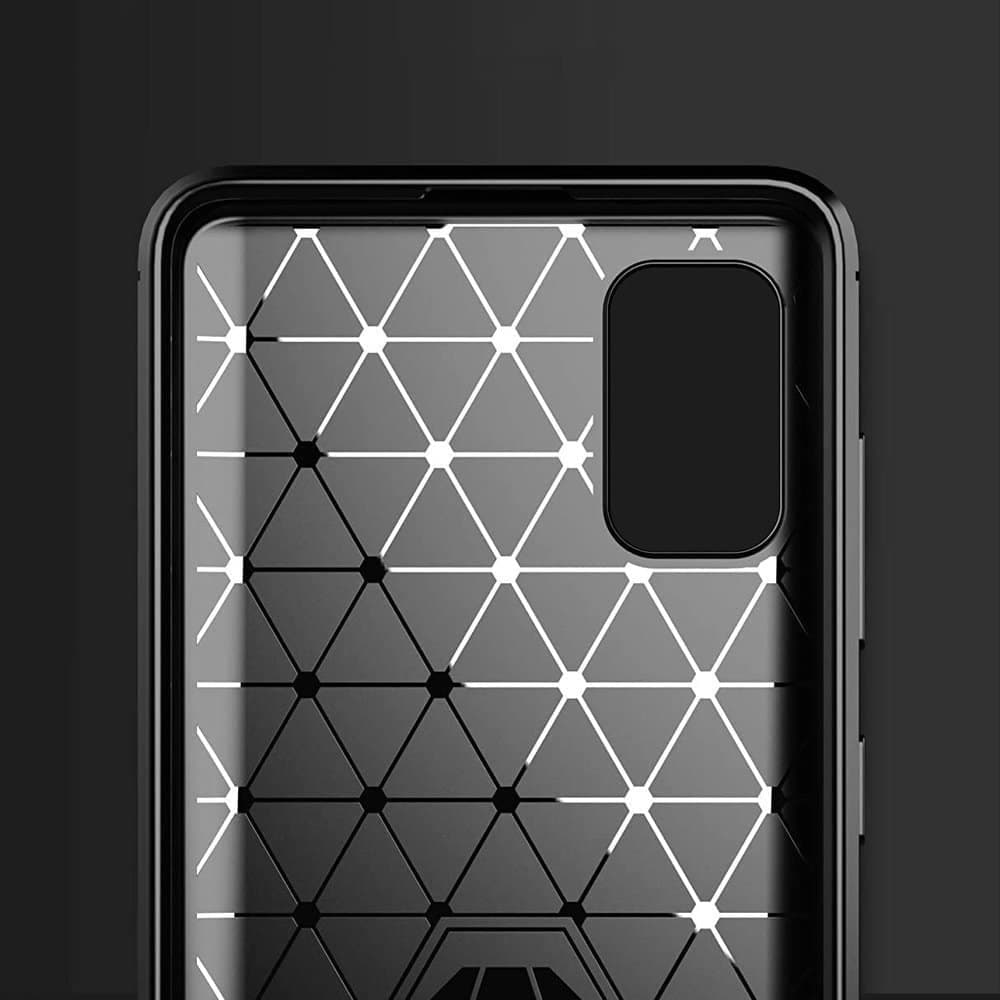 Techsuit Carbon Silicone - θήκη για Huawei P40 Pro - Μαύρο 4
