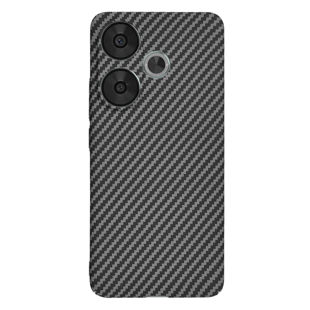 Techsuit Carbonite FiberShell - θήκη για Xiaomi Poco F6 - Μαύρο 3