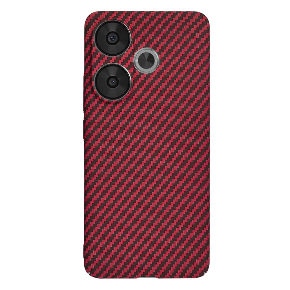 Techsuit Carbonite FiberShell - θήκη για Xiaomi Poco F6 - Κόκκινο 3