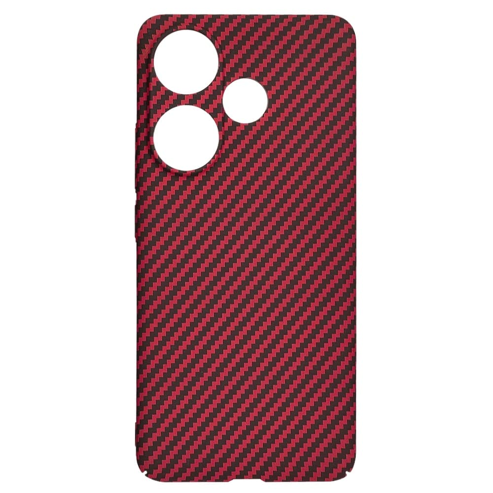Techsuit Carbonite FiberShell - θήκη για Xiaomi Poco F6 - Κόκκινο 4