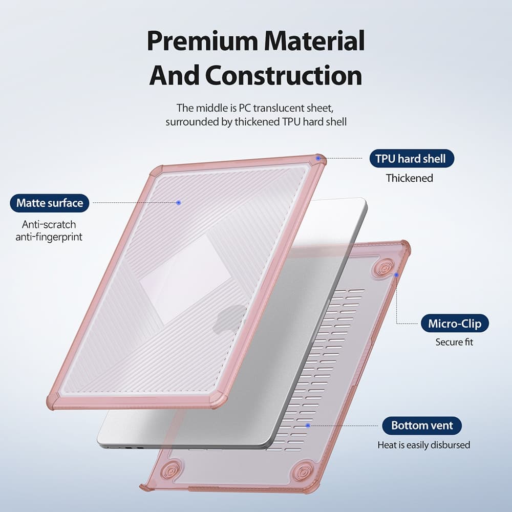 Dux Ducis - LCGH Series - MacBook Pro 14" (2021 / 2023) - Ροζ 4