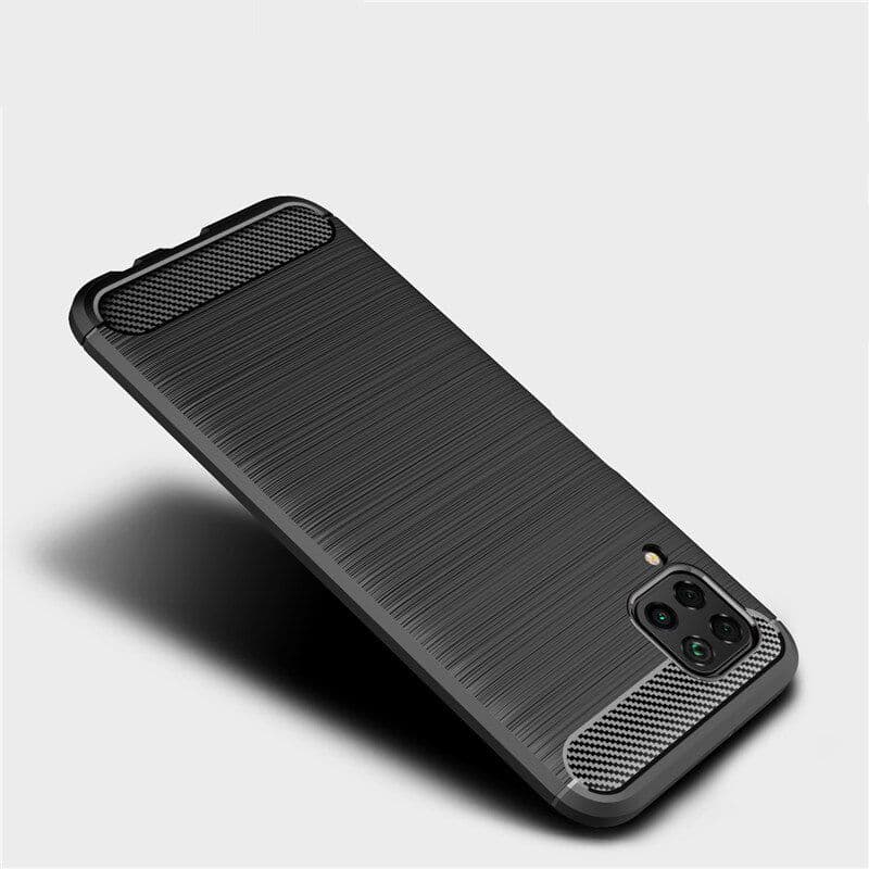 Techsuit Carbon Silicone - θήκη για Huawei P40 lite - Μαύρο 5
