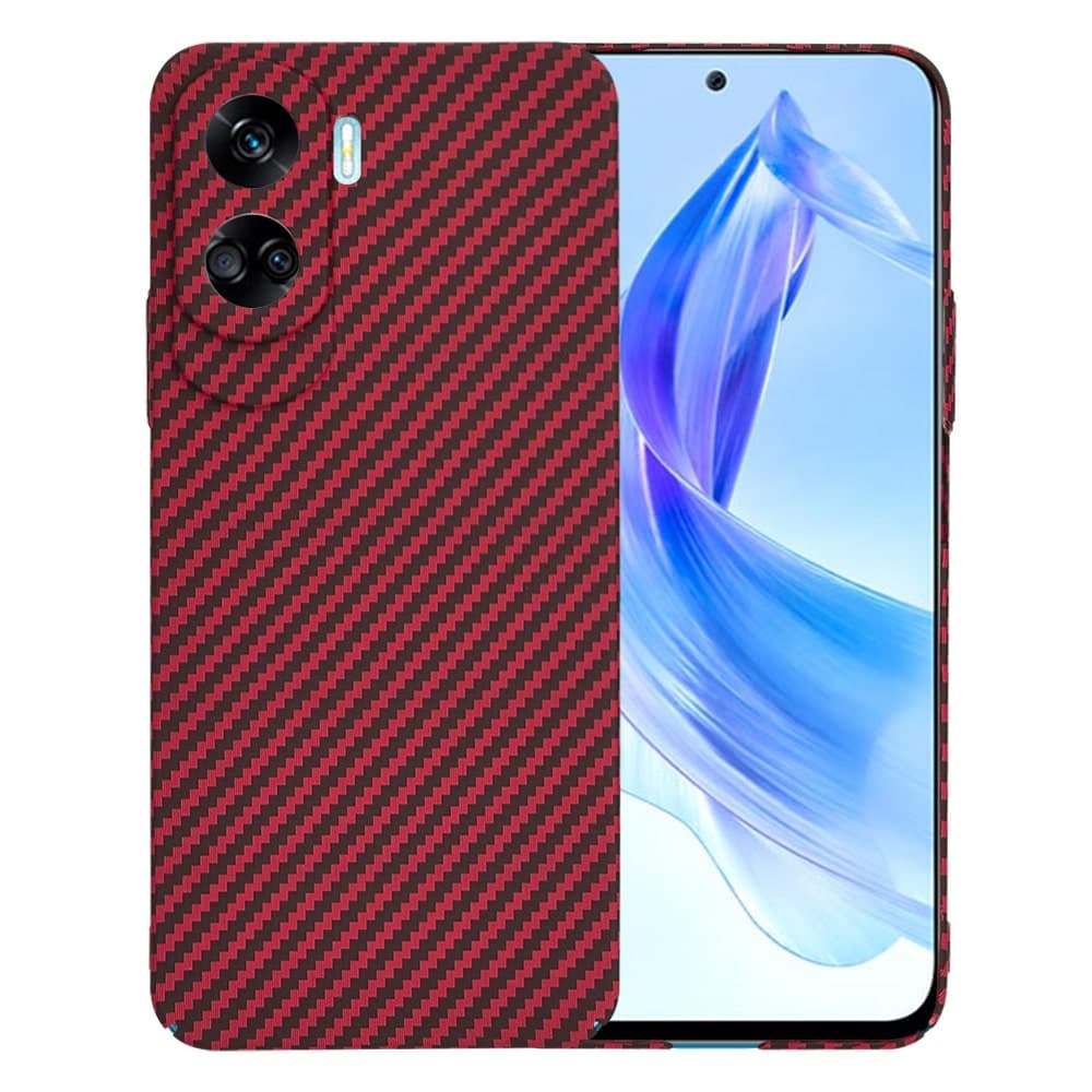 Techsuit Carbonite FiberShell - θήκη για Honor 90 Lite - Κόκκινο